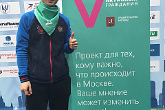 Олимпийский чемпион по шорт-треку Виктор Ан встретился с 20 активными москвичами